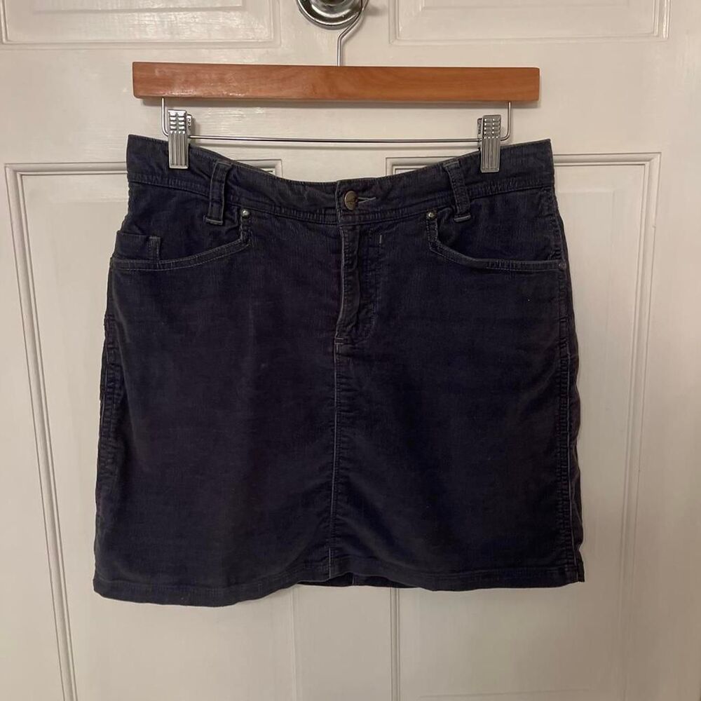 Unbranded Women's Navy and Blue Skirt